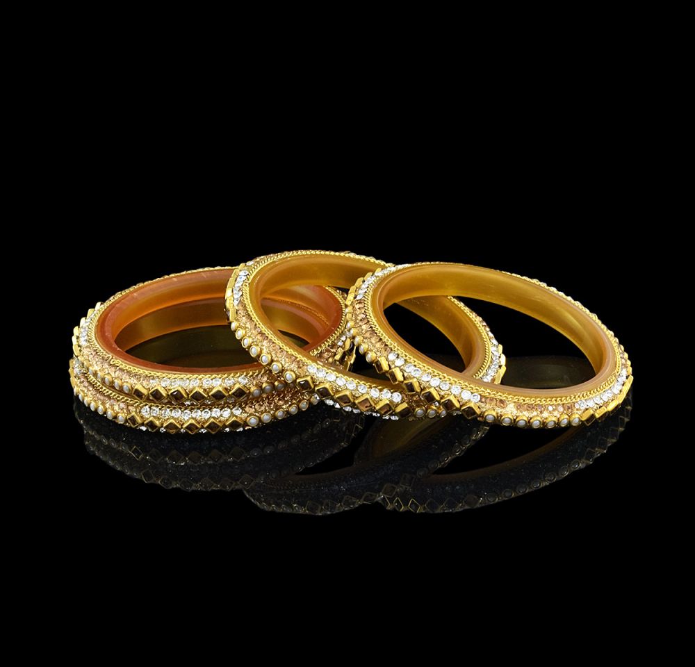 RAJASTHANI BANGLES WITH MOTI WORK