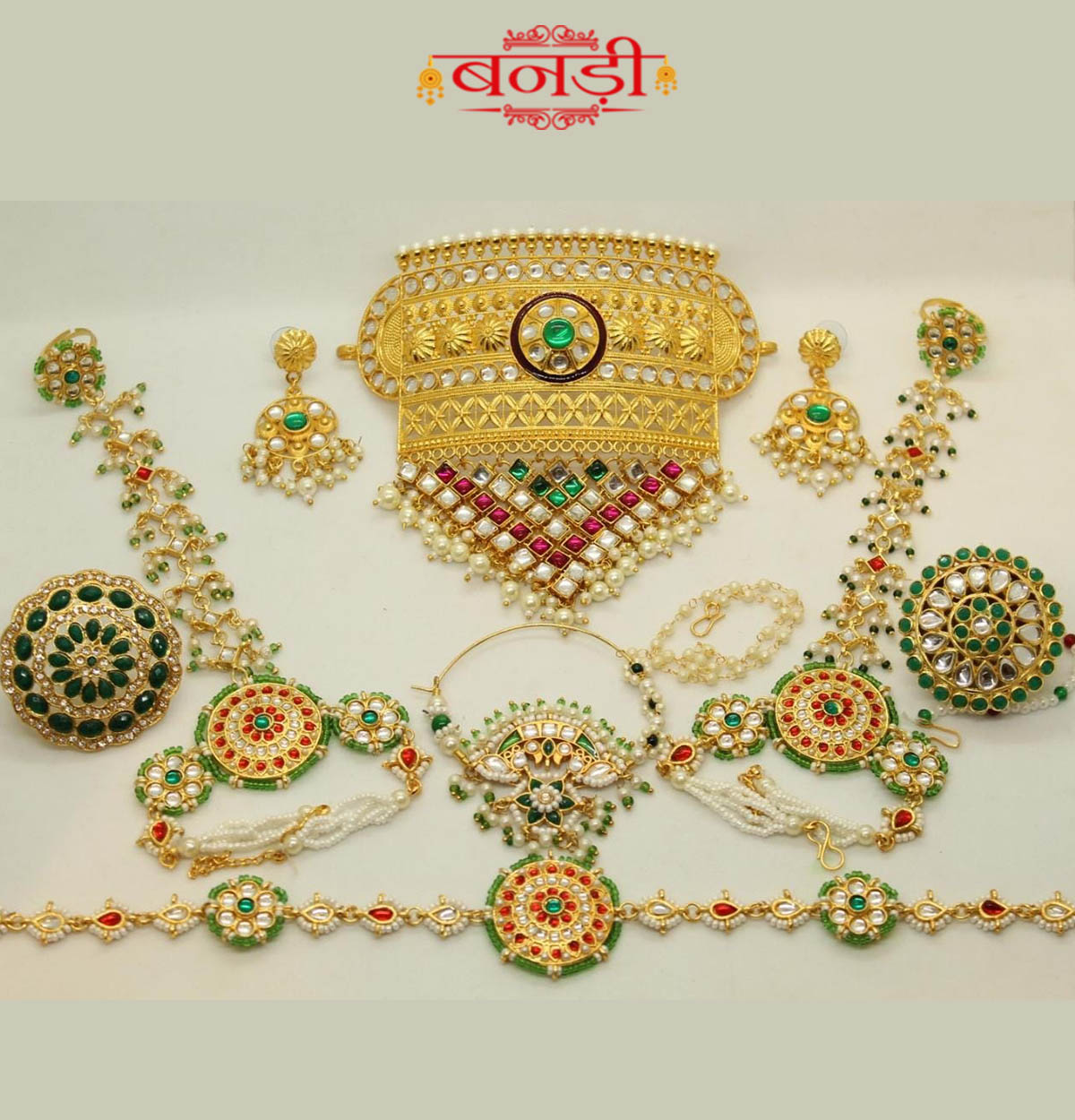 Rajwadi mini jewelry set