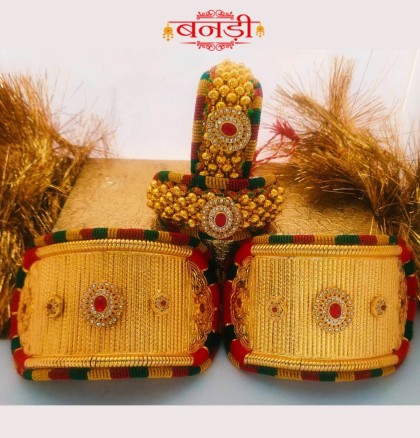 rajputi jadau combo set