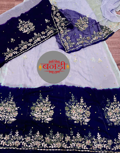 Shaded Rajputi Poshak and Multicolor Rajasthani Poshaks